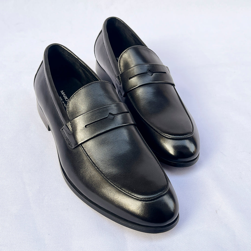 Cavalier Leather Penny Loafer – Black
