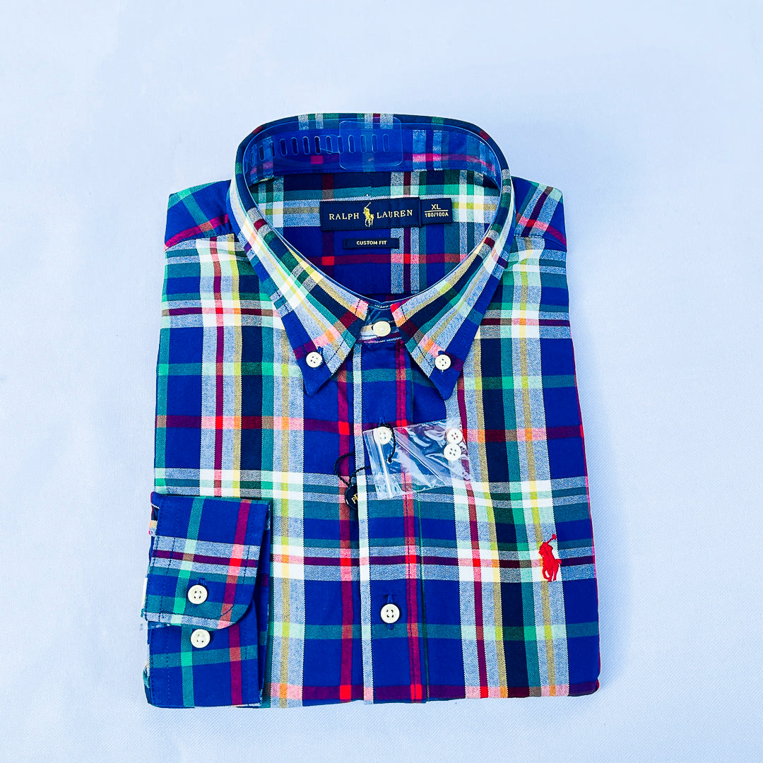 Royal Navy Heritage Plaid Long Sleeve Shirt