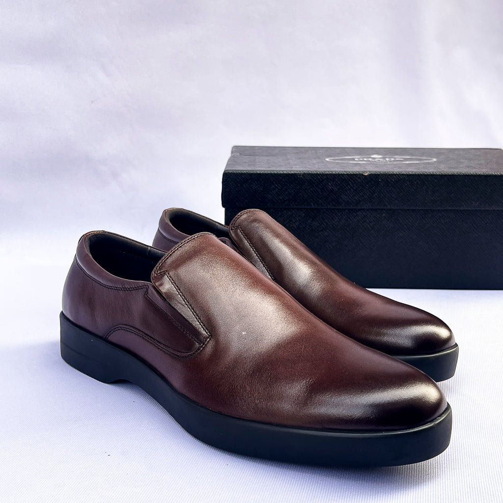 Aristocrat Leather Slip-On Loafer – Light Brown