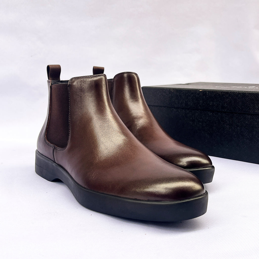 Sovereign Leather Chelsea Boot – Dark Brown