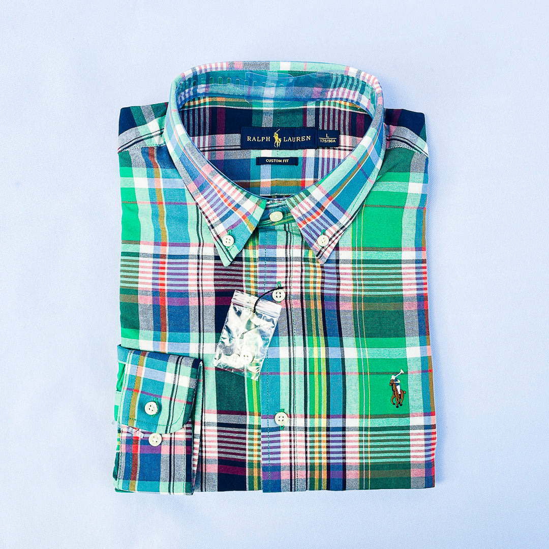 Emerald Regatta Plaid Long Sleeve Shirt