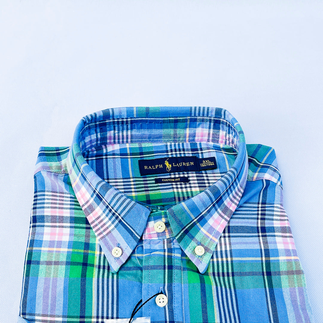 Sky Meadow Plaid Long Sleeve Shirt