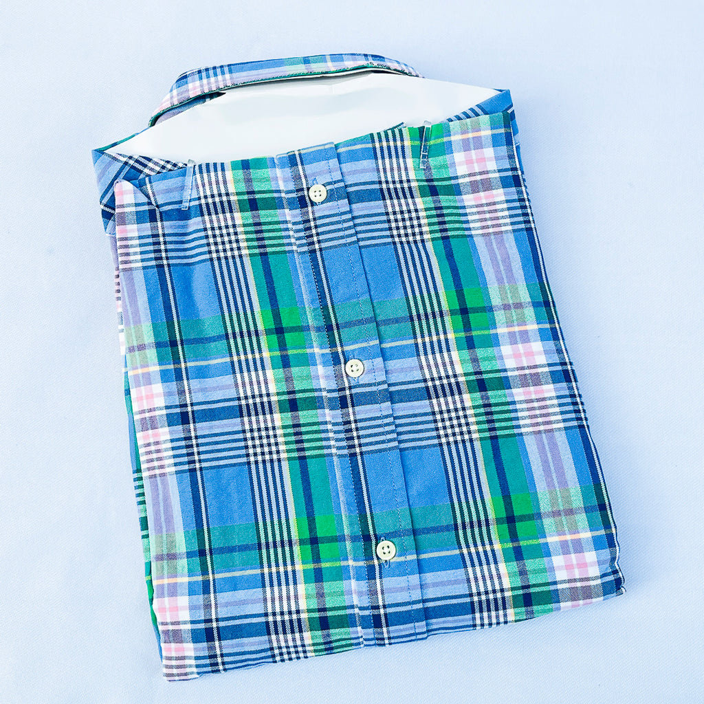 Sky Meadow Plaid Long Sleeve Shirt