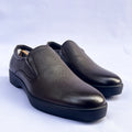 Heritage Grain Leather Slip-On Loafer – Dark Brown