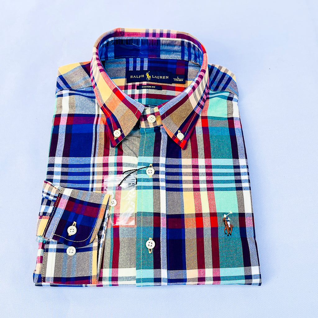 Sunset Harbour Madras Plaid Shirt