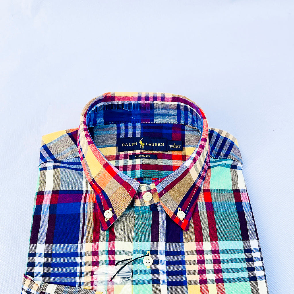 Sunset Harbour Madras Plaid Shirt