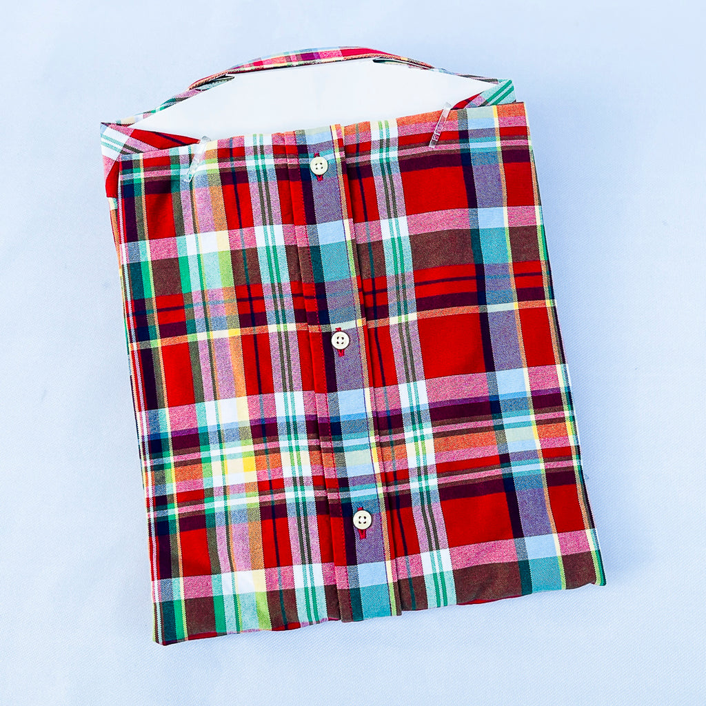 Crimson Carnival Madras Plaid Shirt