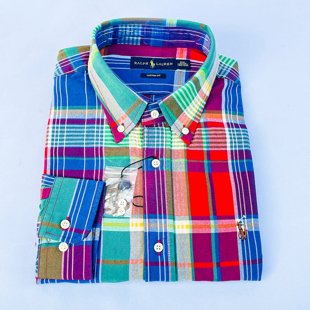 Royal Fiesta Madras Plaid Shirt
