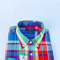 Royal Fiesta Madras Plaid Shirt
