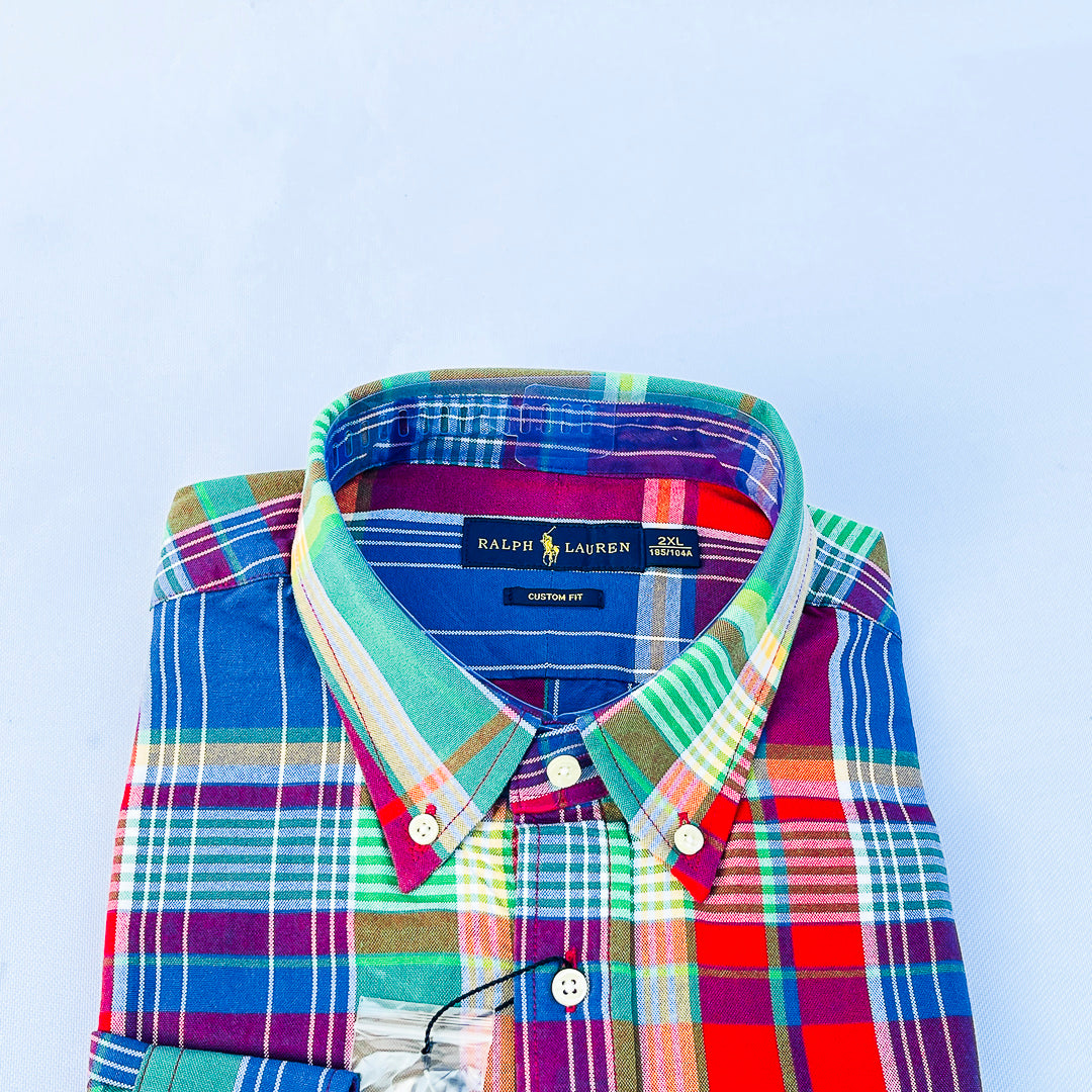 Royal Fiesta Madras Plaid Shirt