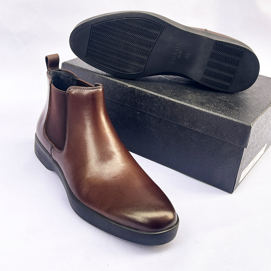 Sovereign Leather Chelsea Boot – Dark Brown
