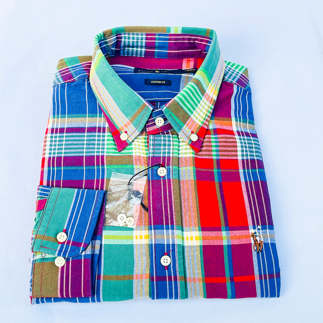 Royal Fiesta Madras Plaid Shirt