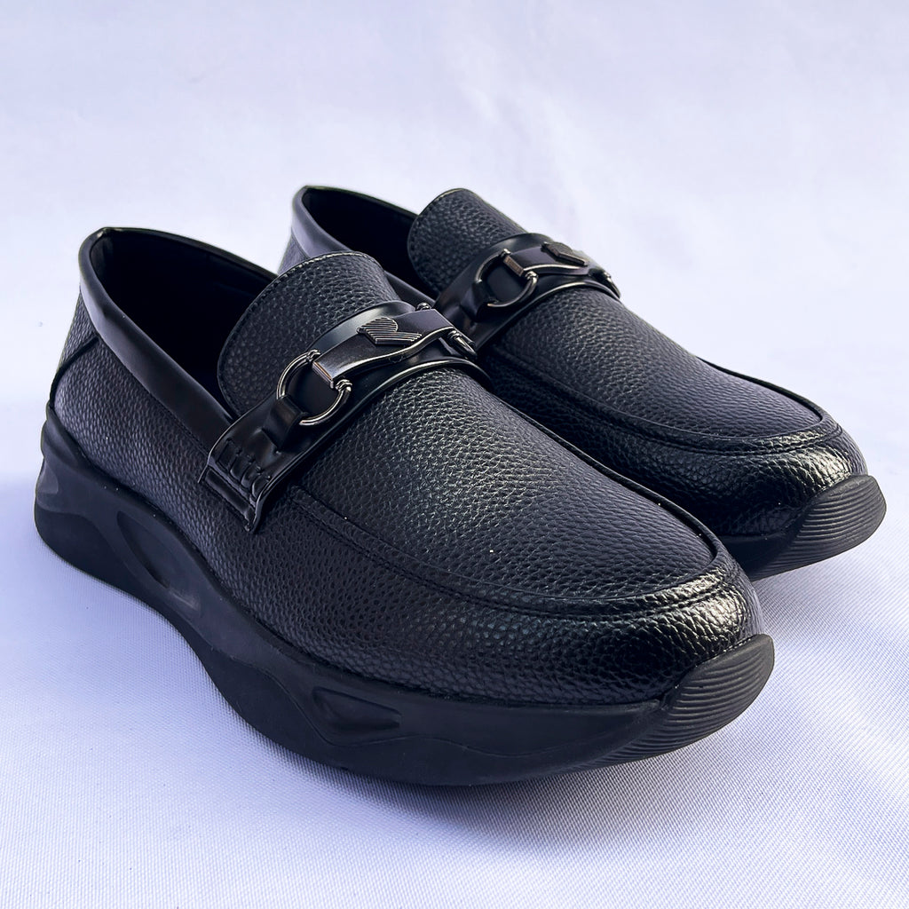 Monarch Chunky-Sole Bit Loafer – Black