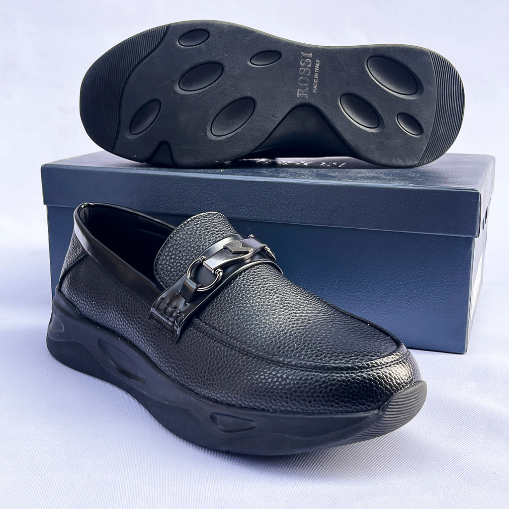 Monarch Chunky-Sole Bit Loafer – Black