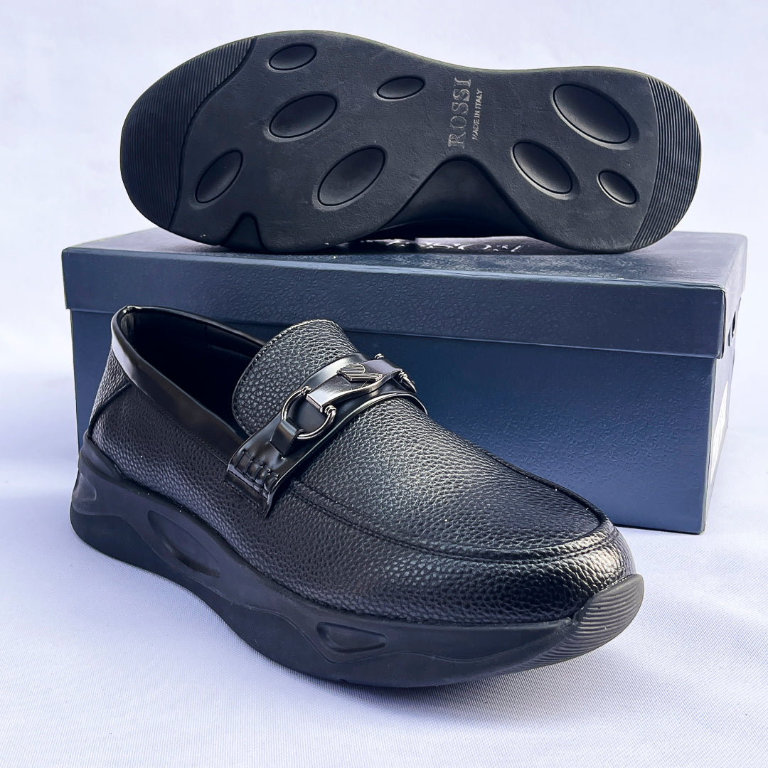 Monarch Chunky-Sole Bit Loafer – Black