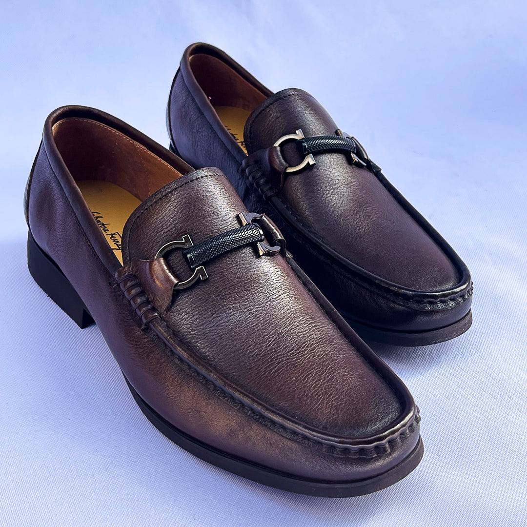 Gentry Horsebit Leather Loafer – Dark Brown