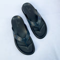 Regent Leather Thong Sandal – Navy Blue