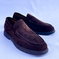 Capri Suede Slip-On Loafer – Dark Brown