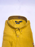 Men's Custom Fit Polo Shirt – Mustard Gold
