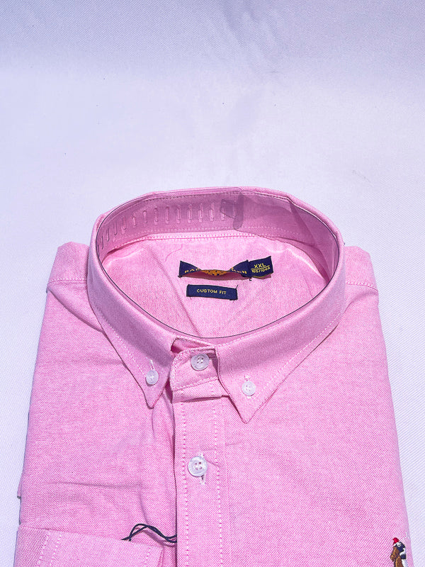 Men's Custom Fit Polo Shirt – Pink