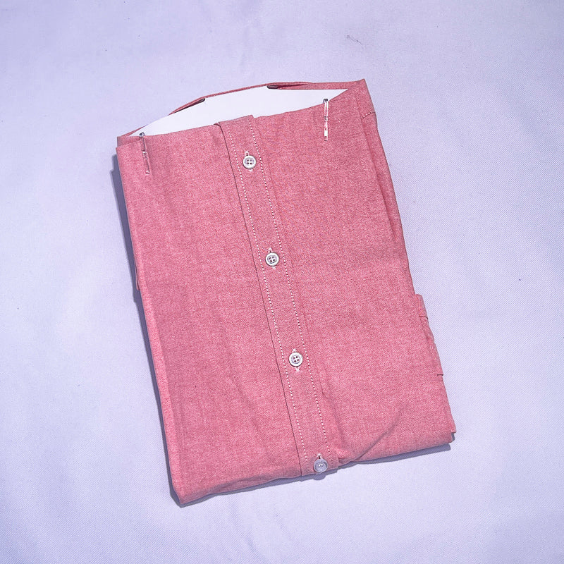 Men's Custom Fit Polo Shirt – Coral Pink