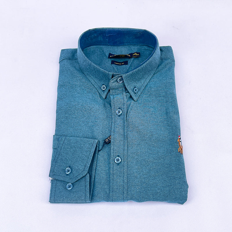 Men's Custom Fit Polo Shirt – Teal