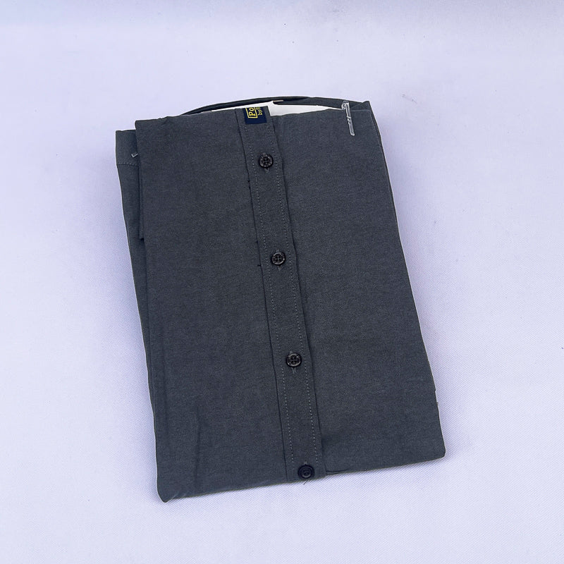 Men's Custom Fit Polo Shirt – Charcoal Grey