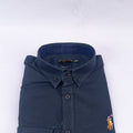 Men's Custom Fit Polo Shirt – Navy Blue