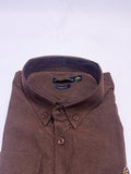 Men's Custom Fit Polo Shirt – Chocolate Brown
