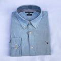 Blue Chambray Long Sleeve Shirt