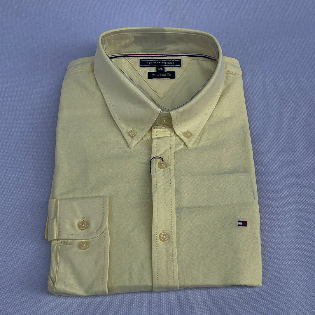 Plain Yellow Long Sleeve Shirt