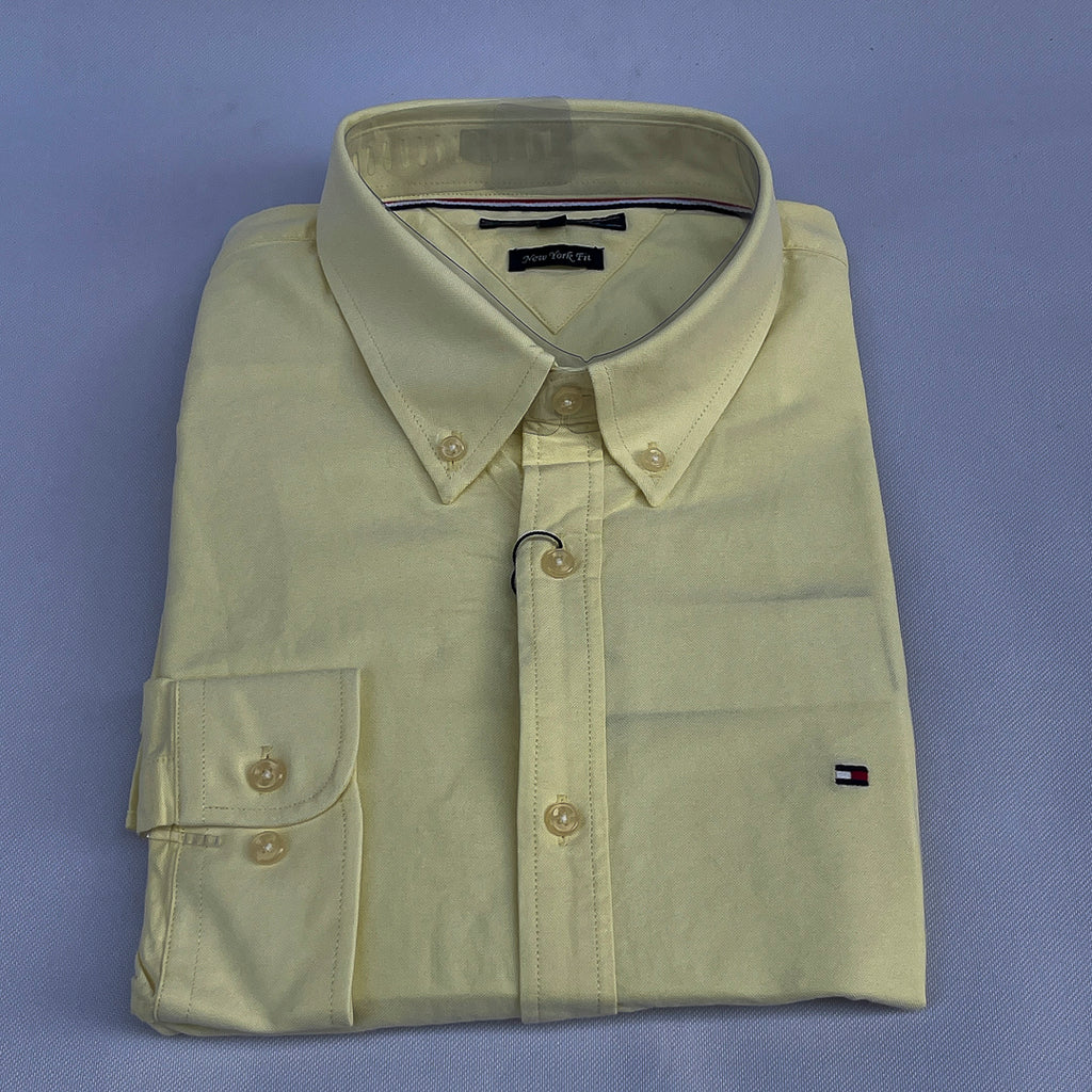 Plain Yellow Long Sleeve Shirt