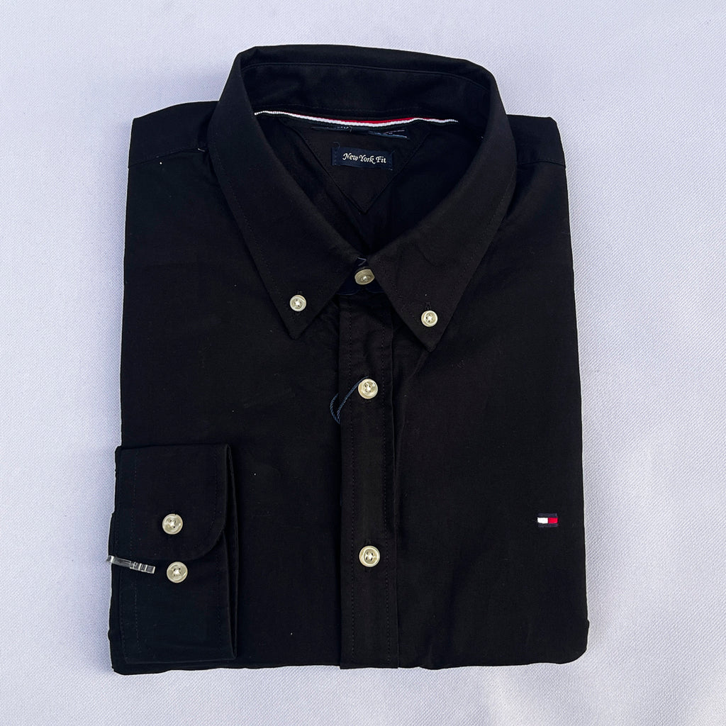 Plain Black Long Sleeve Shirt