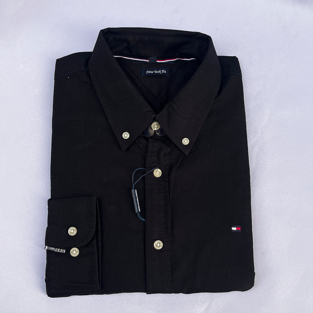 Plain Black Long Sleeve Shirt