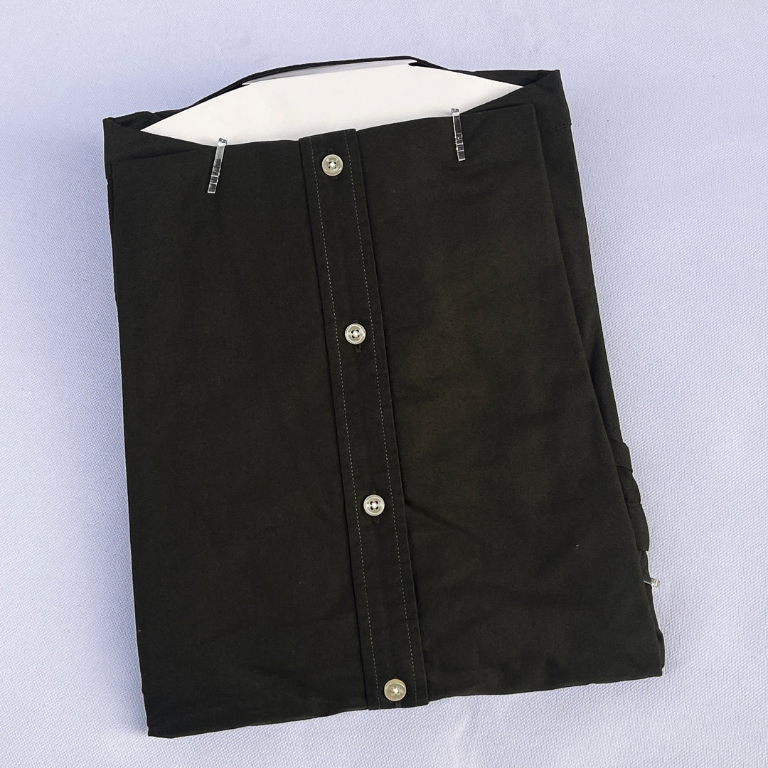 Plain Olive Green Long Sleeve Shirt