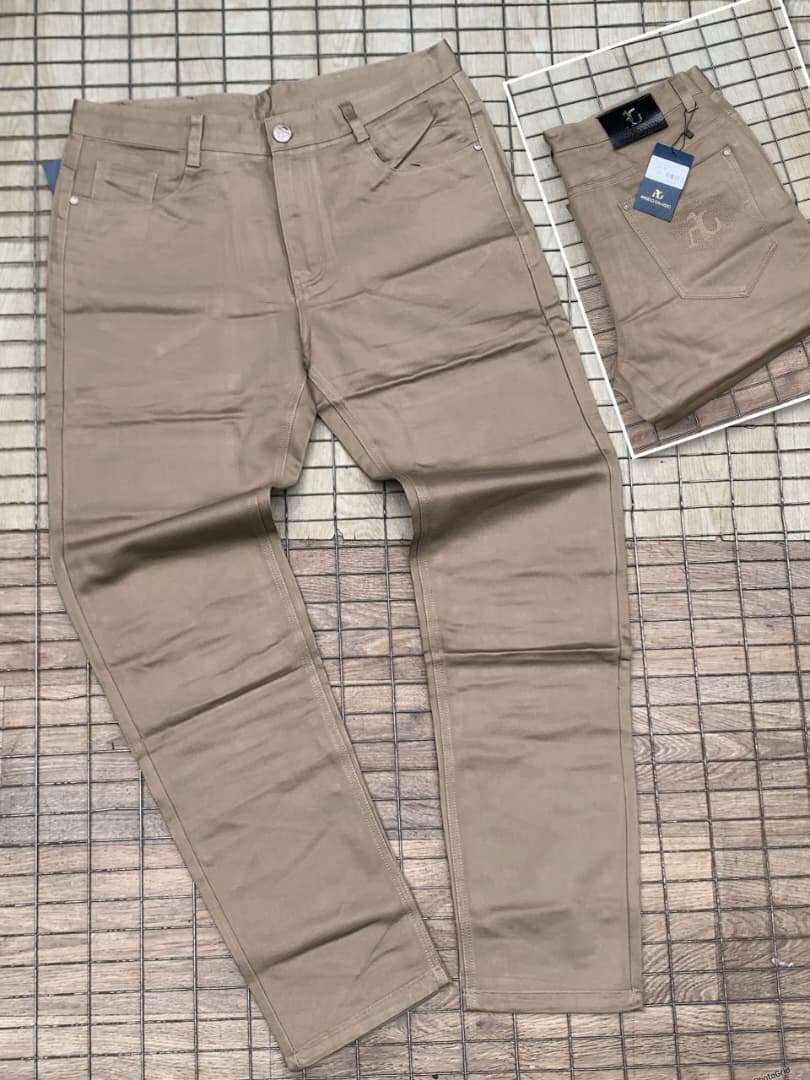 AG Khaki Men's Stretch Chino Trouser