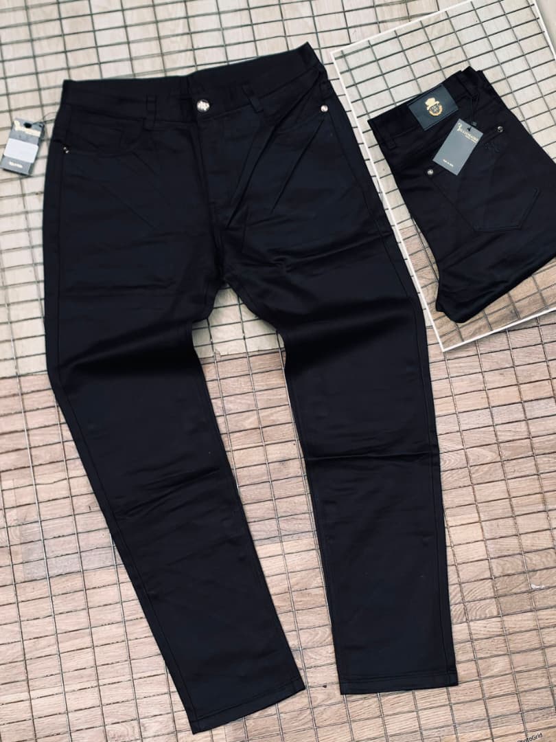 Billionaire Black Men's Stretch Chino Trouser