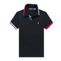 Men's RL Contrast Collar Polo Shirt – Jet Black