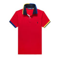 Men's RL Contrast Collar Polo Shirt – Signature Red