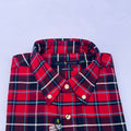 Men's Tartan Red Vibrant Plaid Shirt