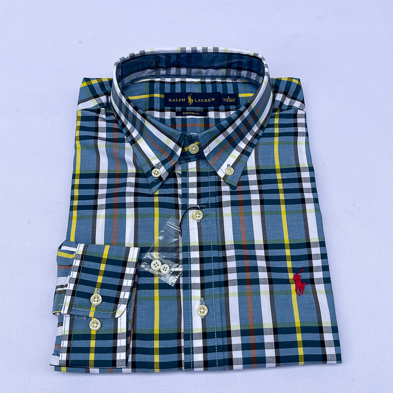 Men's Tartan Red Vibrant Plaid Shirt