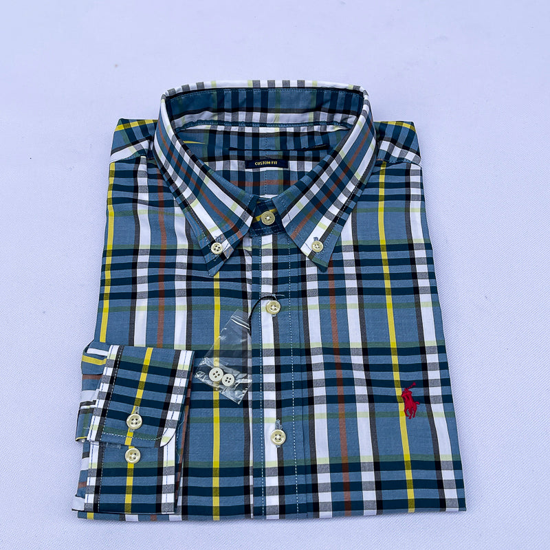 Men's Tartan Red Vibrant Plaid Shirt