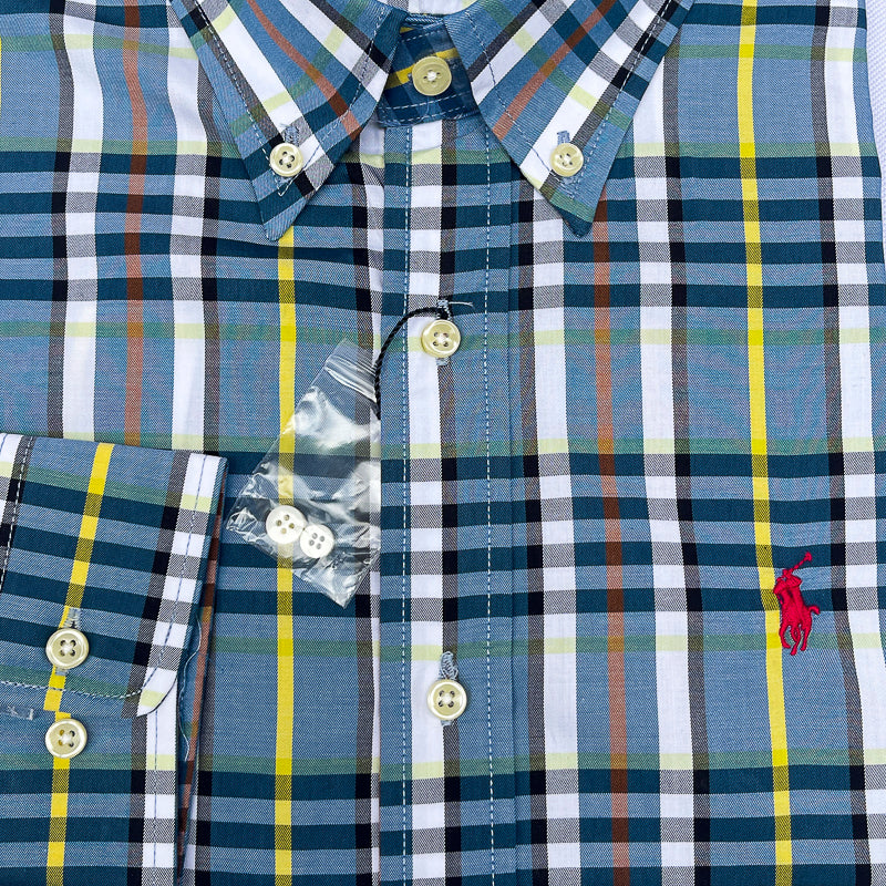 Men's Tartan Red Vibrant Plaid Shirt