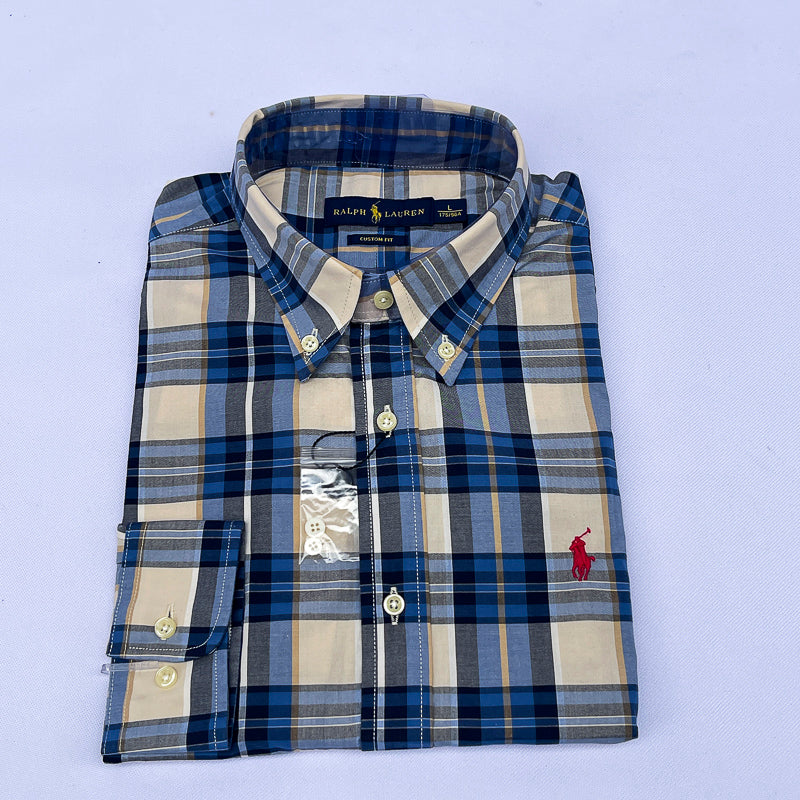 Men's Golden Sand Tartan Shirt