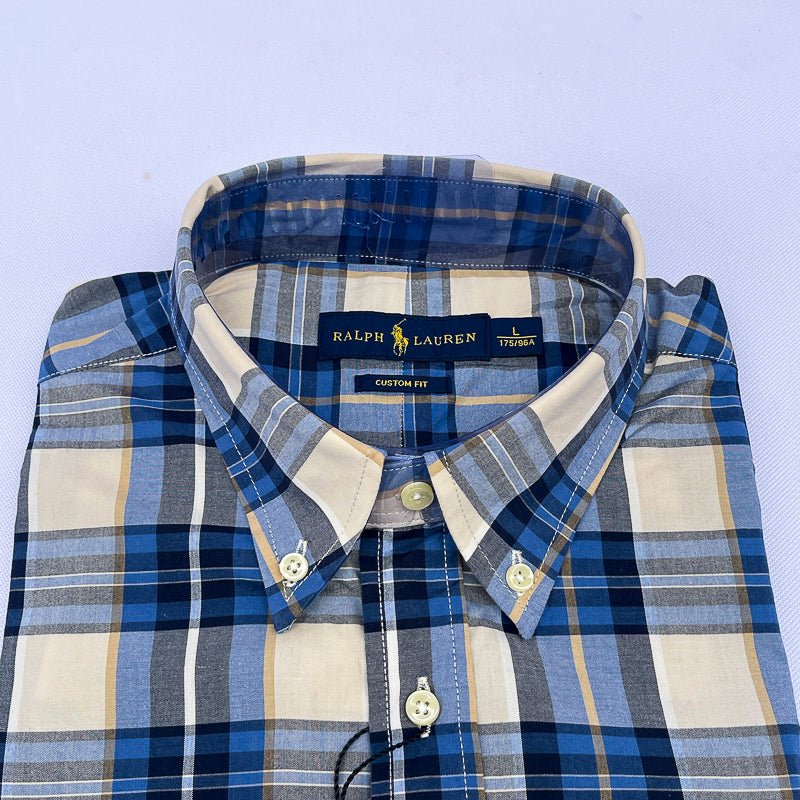 Men's Golden Sand Tartan Shirt