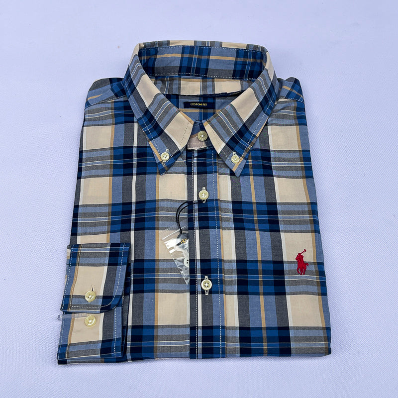 Men's Golden Sand Tartan Shirt