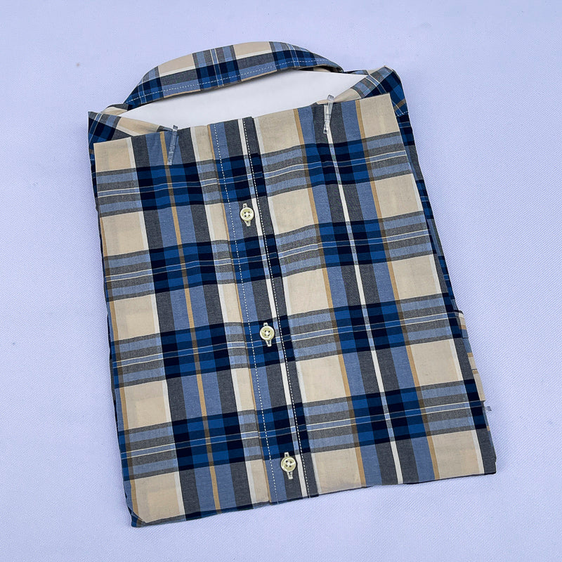 Men's Golden Sand Tartan Shirt