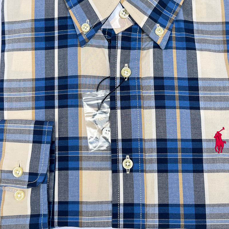 Men's Golden Sand Tartan Shirt
