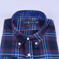 Men's Midnight Burgundy Tartan Shirt
