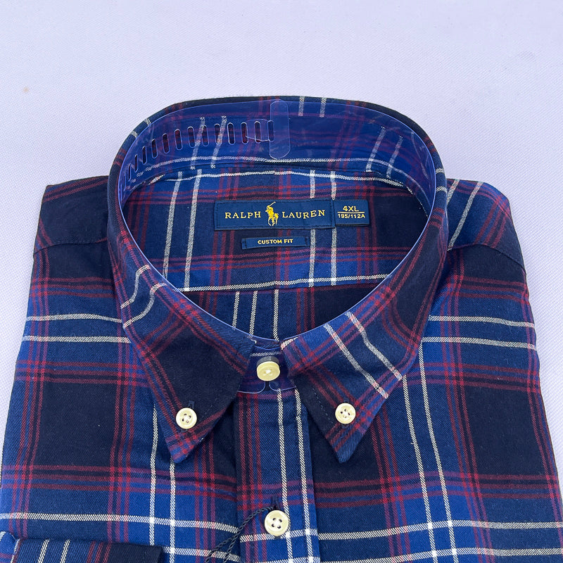 Men's Midnight Burgundy Tartan Shirt
